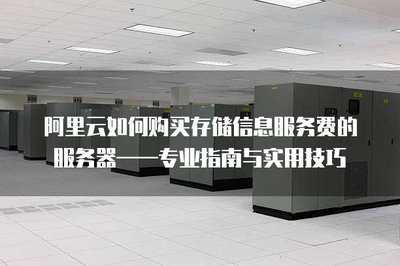 如何购买存储信息服务费的服务器&mdash;&mdash;专业指南与实用技巧